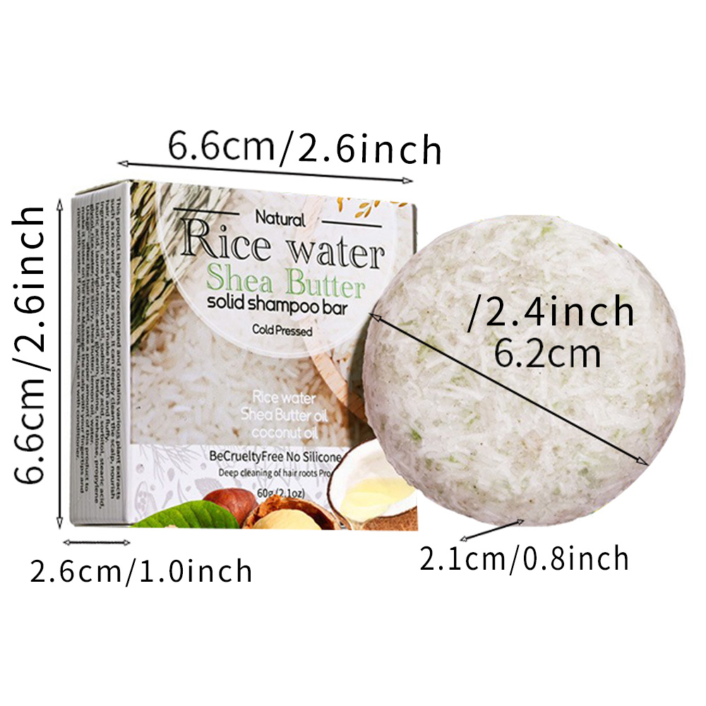 XF 60g Rice Shampoo Bar 100% N - Hair Care Organic recension och pris